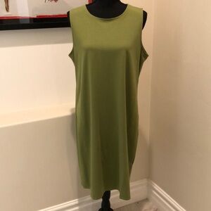 Nwot Eileen Fisher Stretch Cotton Dress